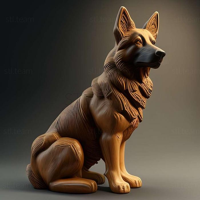 3D model Estrel Shepherd dog (STL)